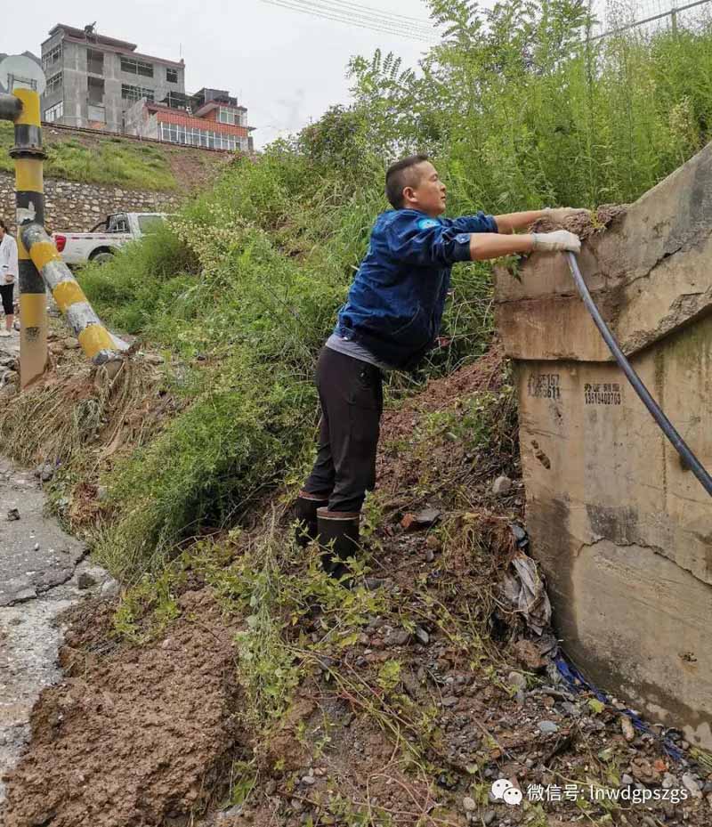 武都区供排总公司积极开展抗洪防汛救灾工作